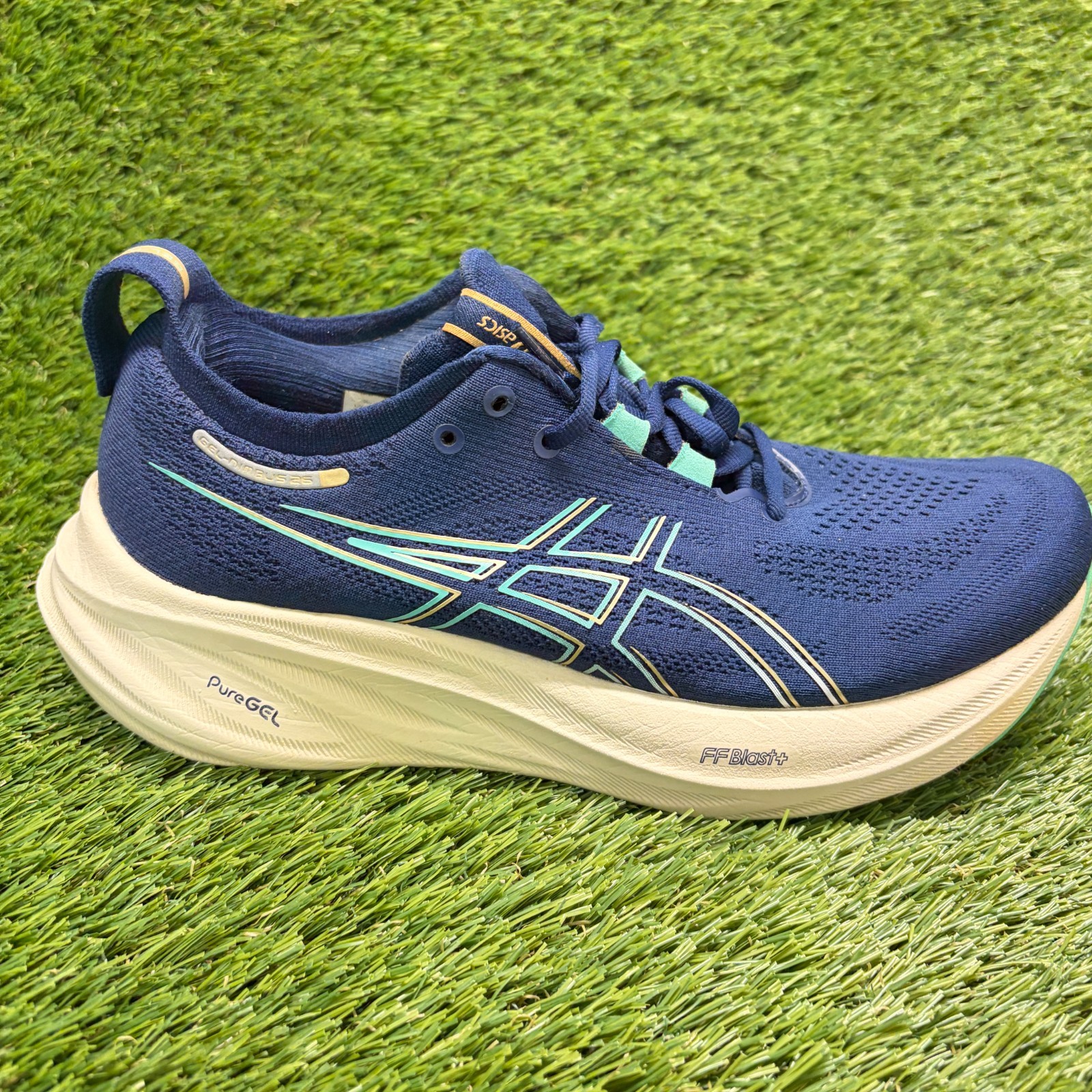 Asics Gel-Cumulus 26 Womens Size 8 Blue Athletic Running Walking Shoes Sneakers