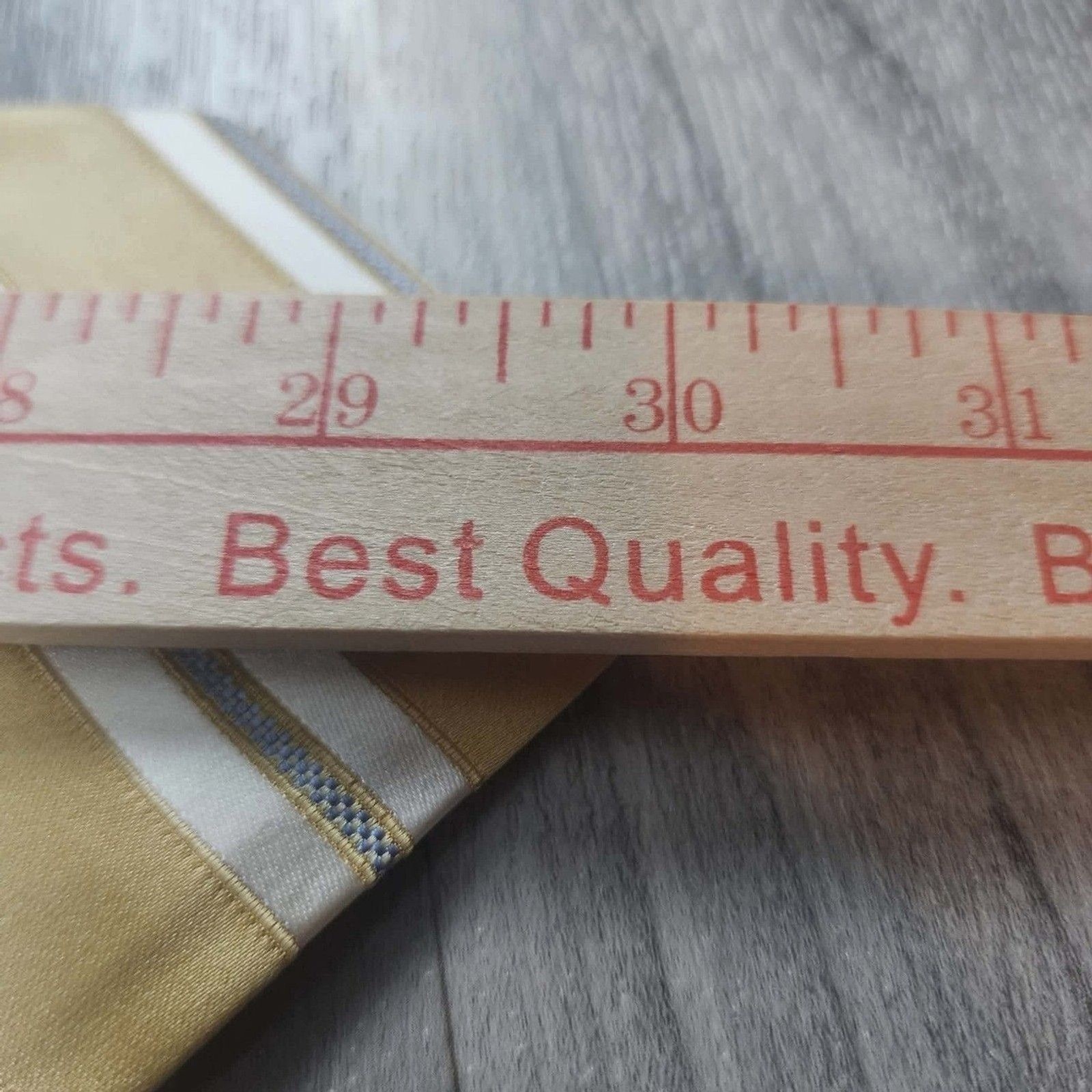Kiton Napoli Men Gold White Blue Striped 100% Silk Necktie Made in Italy