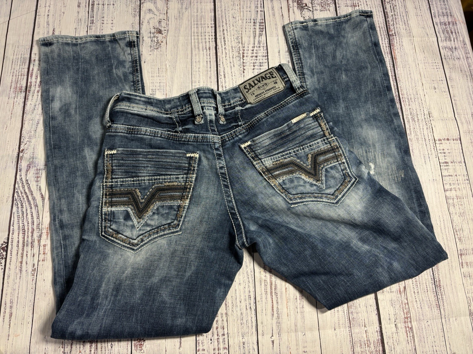 Mens Salvage Jeans Sz 29 X 32 Mayhem Regular Straight EXCELLENT Condition 1579