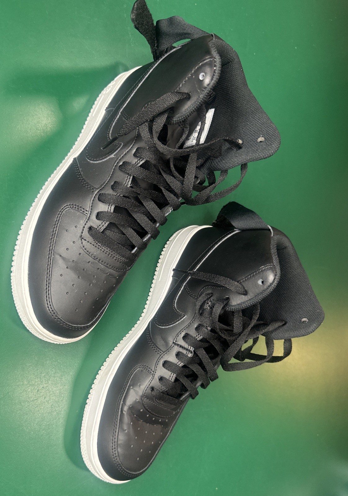 M Size 11 – Nike Air Force 1 High ‘07 Black/Black-White 315121 050 *Used* W/ BOX