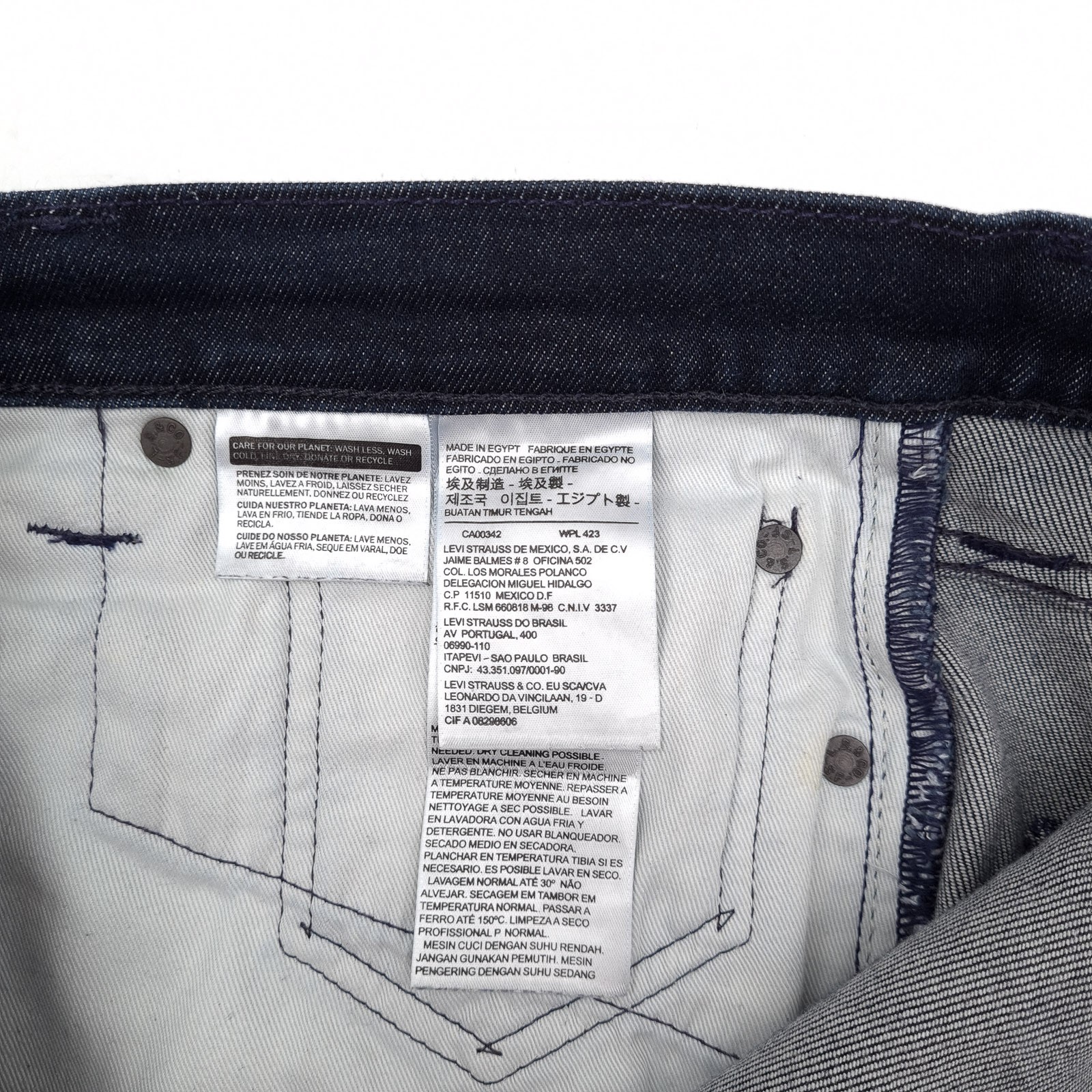 Levi’s Jeans 511 Men Stretch Slim Straight Bc5 Size W34 L32