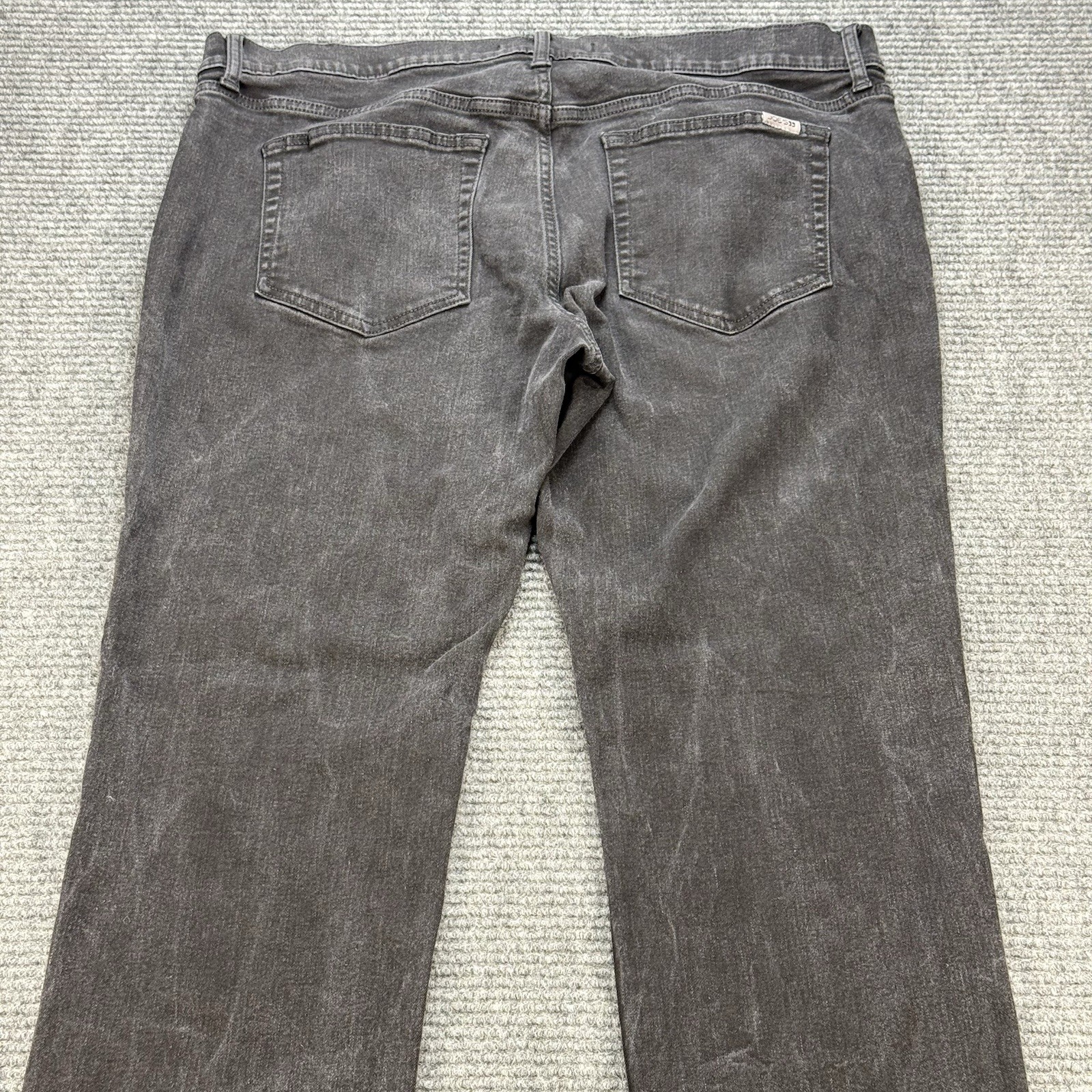 Joe’s Jeans Mens 38×31 Black Washed Marble Straight Fit Denim