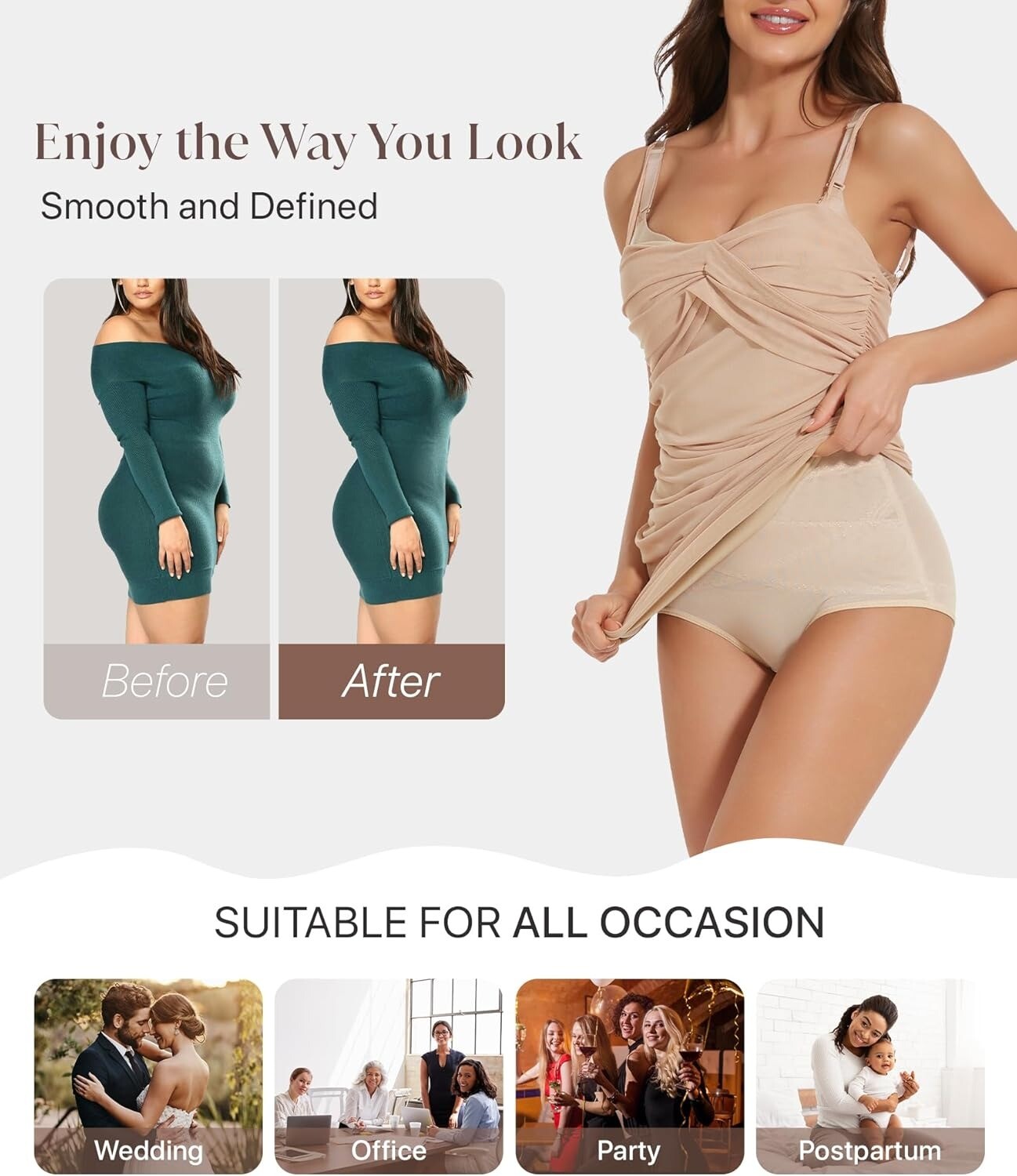 Women Body Shaper Tummy Control Panties High Waist Trainer Shapewear Underwear