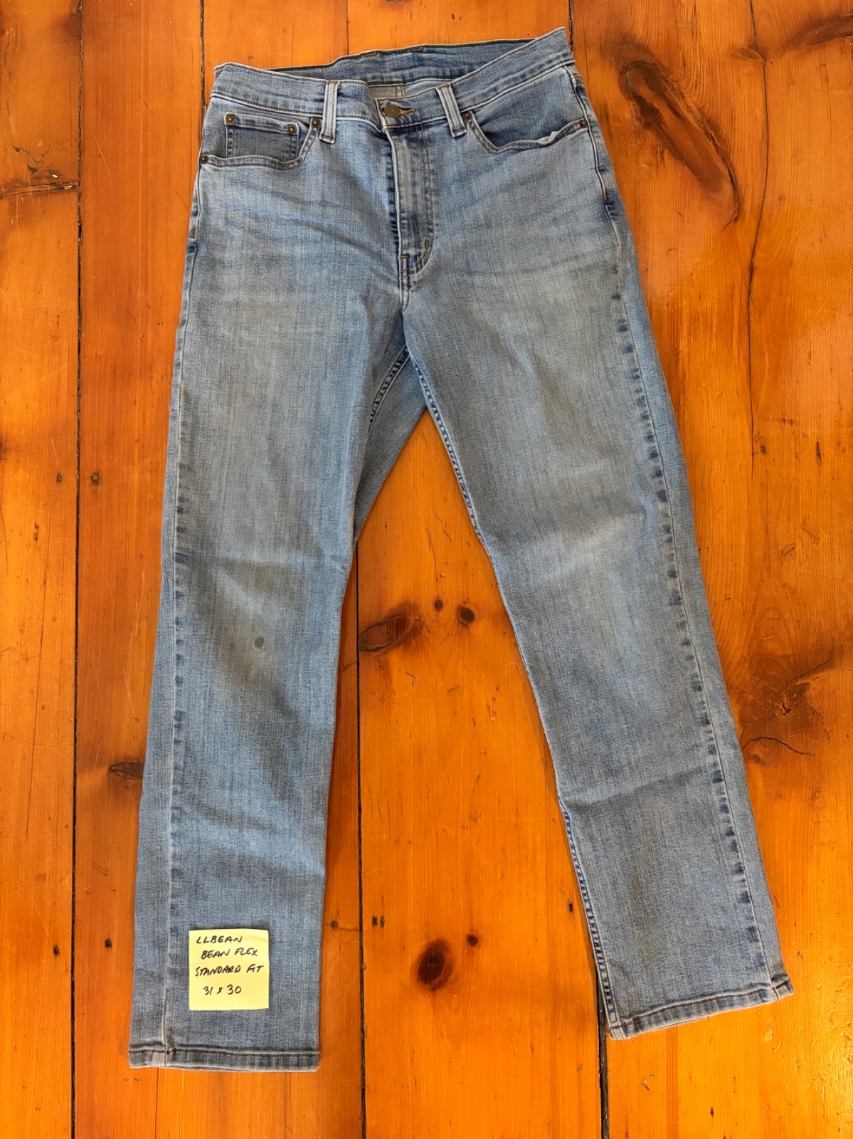 ll bean jeans 31×30; various cuts and styles (see tags); all shades of blue