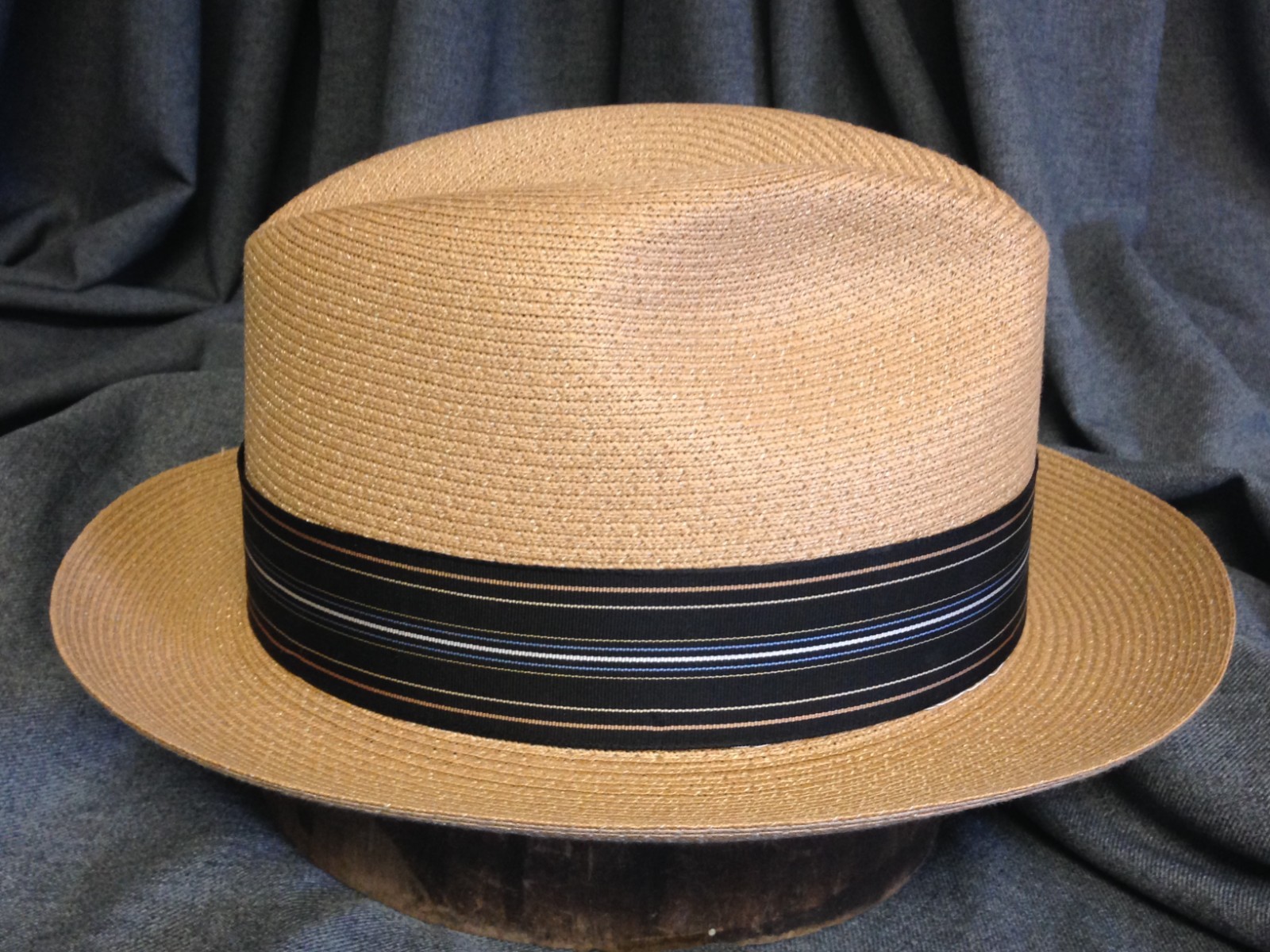 Dobbs Fifth Avenue Men’s Panama Hat Size 7 Sand Tan Straw Rogue Style Never Worn