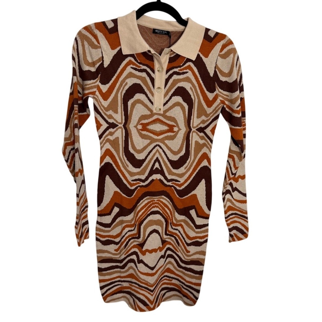 Nasty Gal Fitted Sweater Dress NWT size small