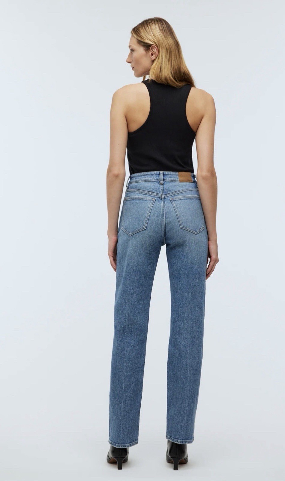 MADEWELL The ’90s Straight Jeans Light Wash Denim Fair Trade Certified Size 30