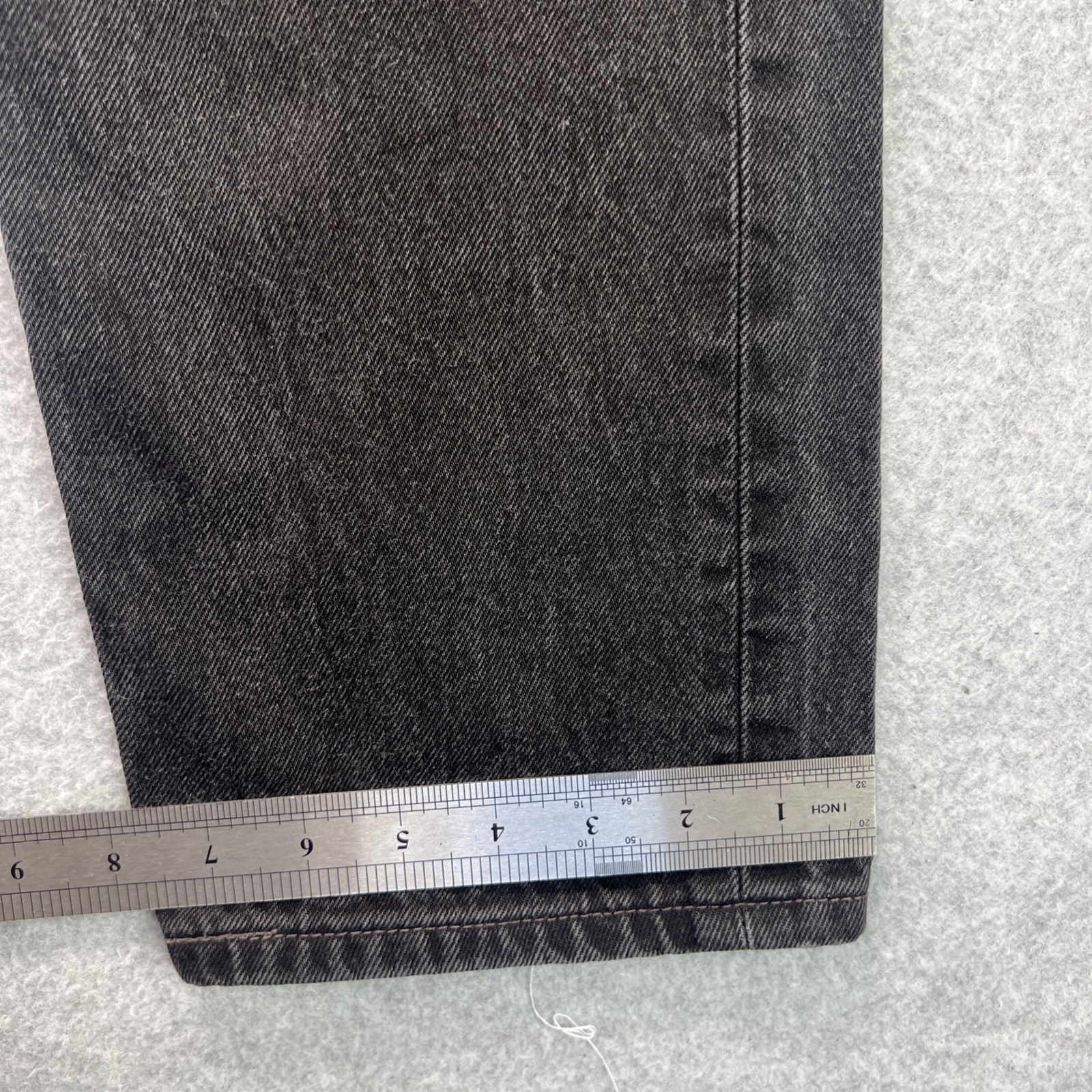 Vintage Levis 501 Black Demin Jeans 32×30 (30×28) Button Fly 90s