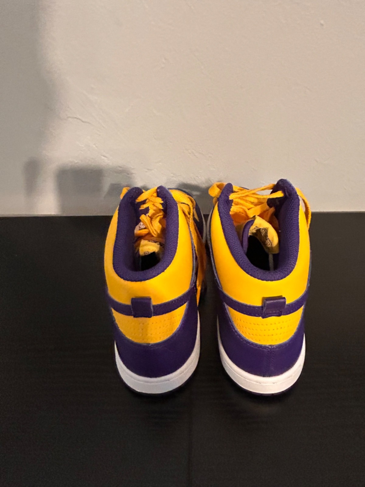 size US Y3- Nike Dunk High Lakers