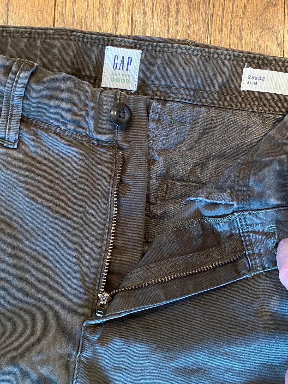 Gap Pants Ripe Olive 5-Pocket “Chinos-style” – W29 x L32
