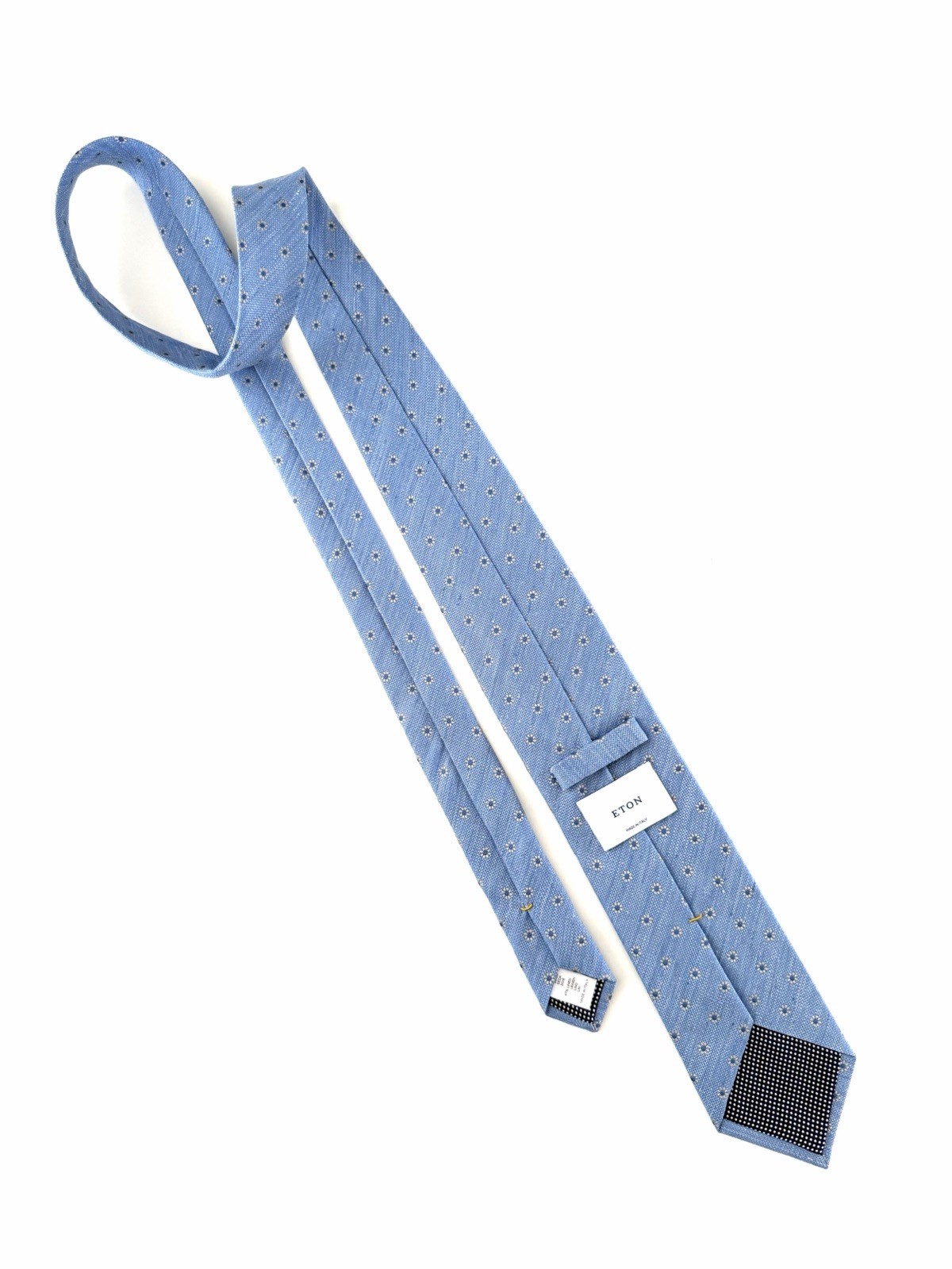 ETON tie. NEW. New Collection. Made In Italy. 53% Linen and 47% Silk. Authentic