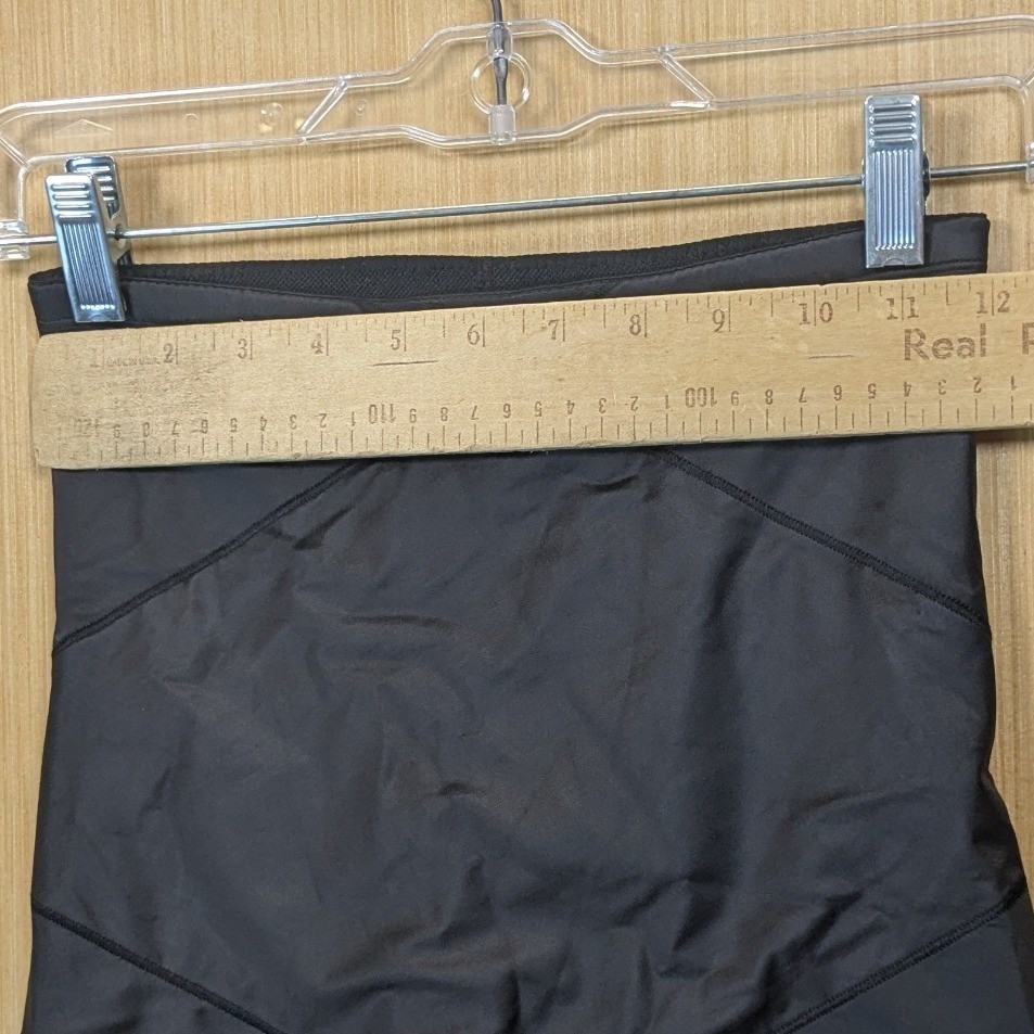 Miraclesuit Black Extra Firm Control High Waist Thigh Slimmer Shapewear Size M