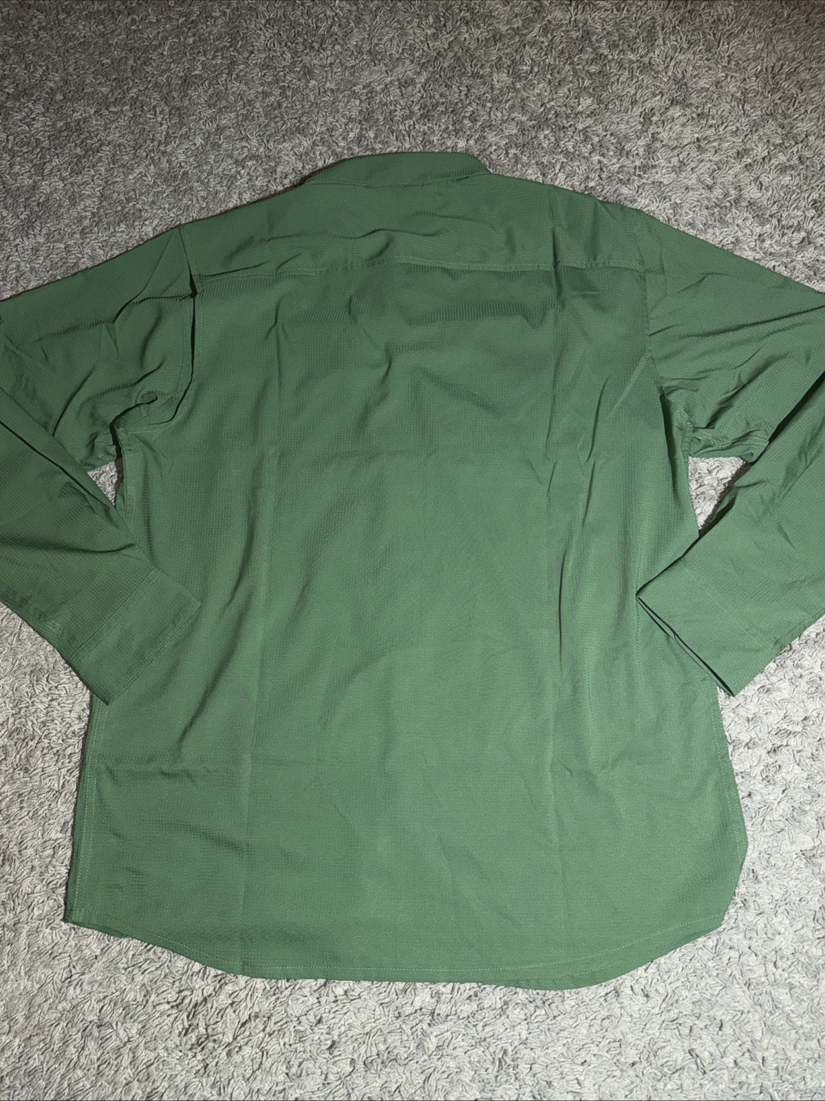 NEW Men’s Columbia Omni-Shade James Bay Green Long Sleeve Shirt Size Large