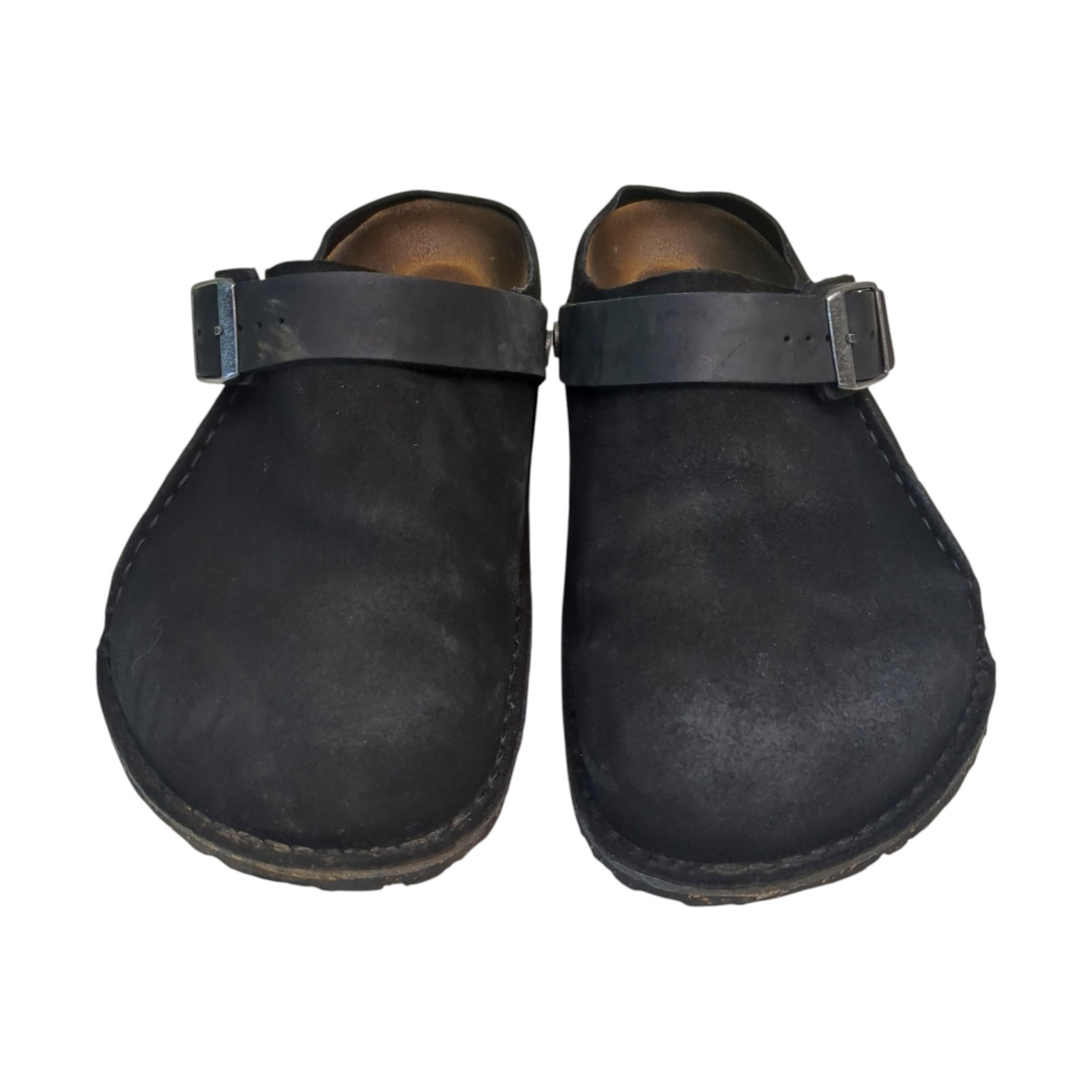 Birkenstock Lutry Premium Suede Black Men’s Clog Sandals EU 43/US 10 Regular