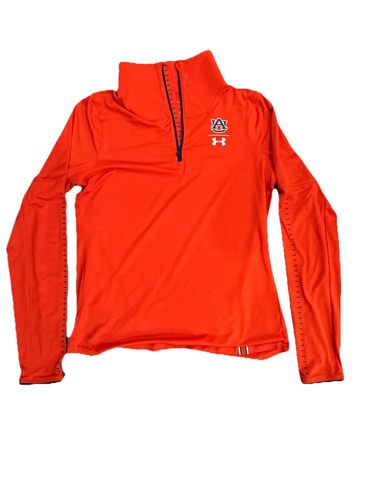 Under Armour Auburn Tigers NCAA Orange Quarter-Zip Pullover L ***SEE DESC***