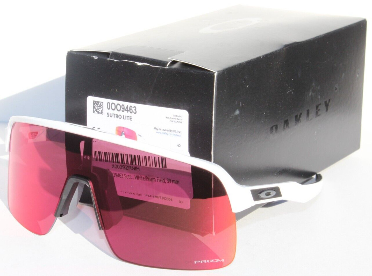 OAKLEY Sutro Lite Sunglasses Matte White/Prizm Field OO9463-20 NEW