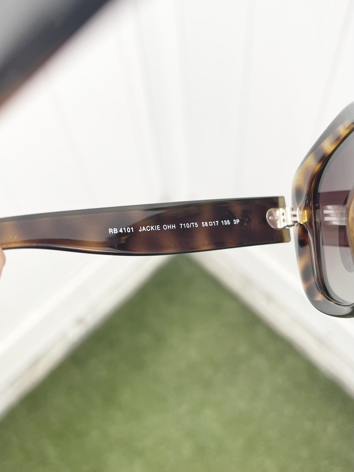 NEW Authentic Ray Ban Jackie Ohh Polarized RB4101 4101 Havana Brown Lens 58/17