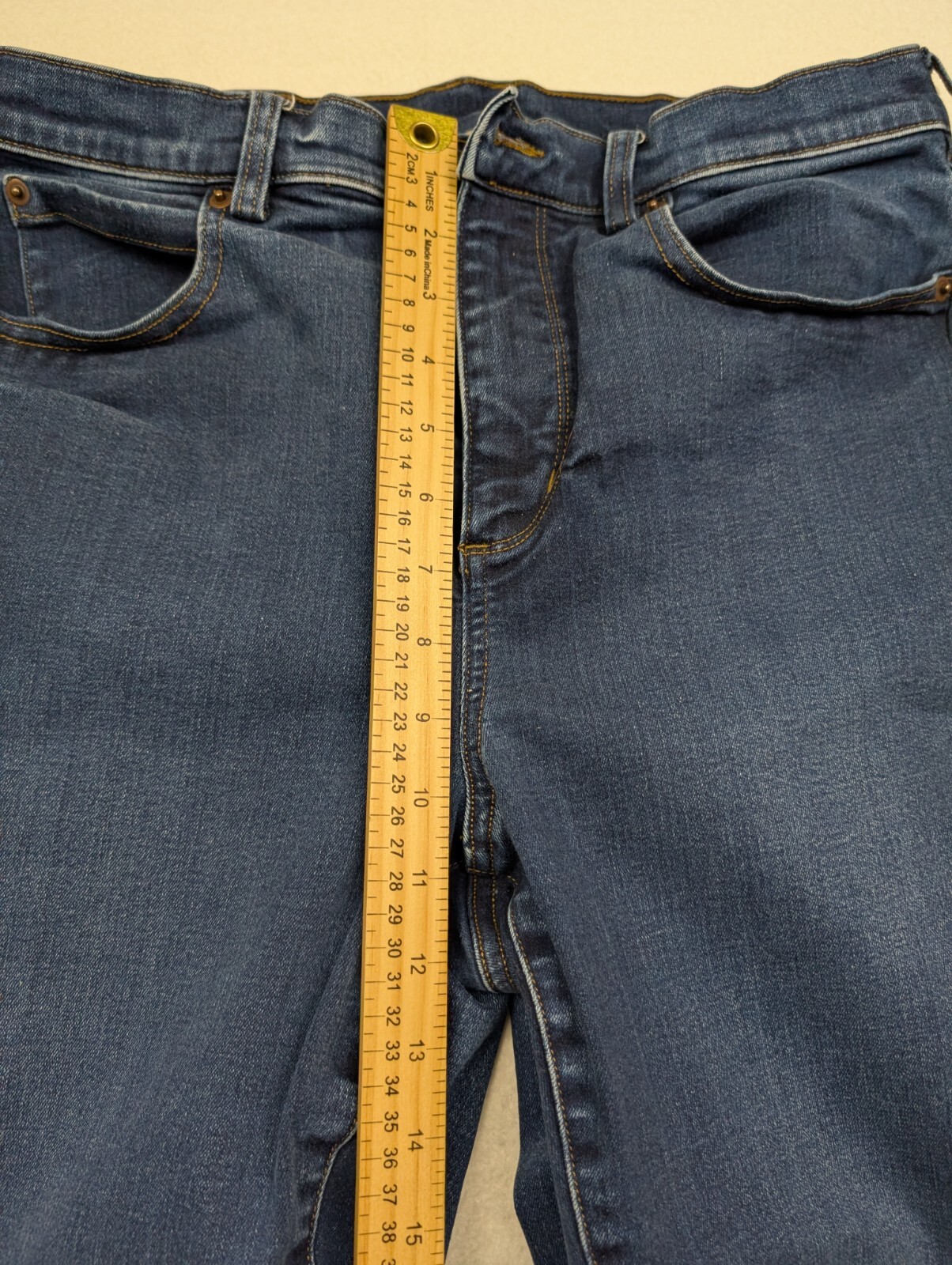 Duluth Trading Jeans Women’s 12 reg High Rise Stretch Denim skinny 30×28 dark