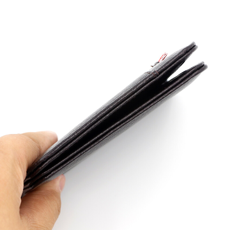 Mens Minimalist Slim Wallet Leather Credit Card Holder Bag Front Pocket Purse US