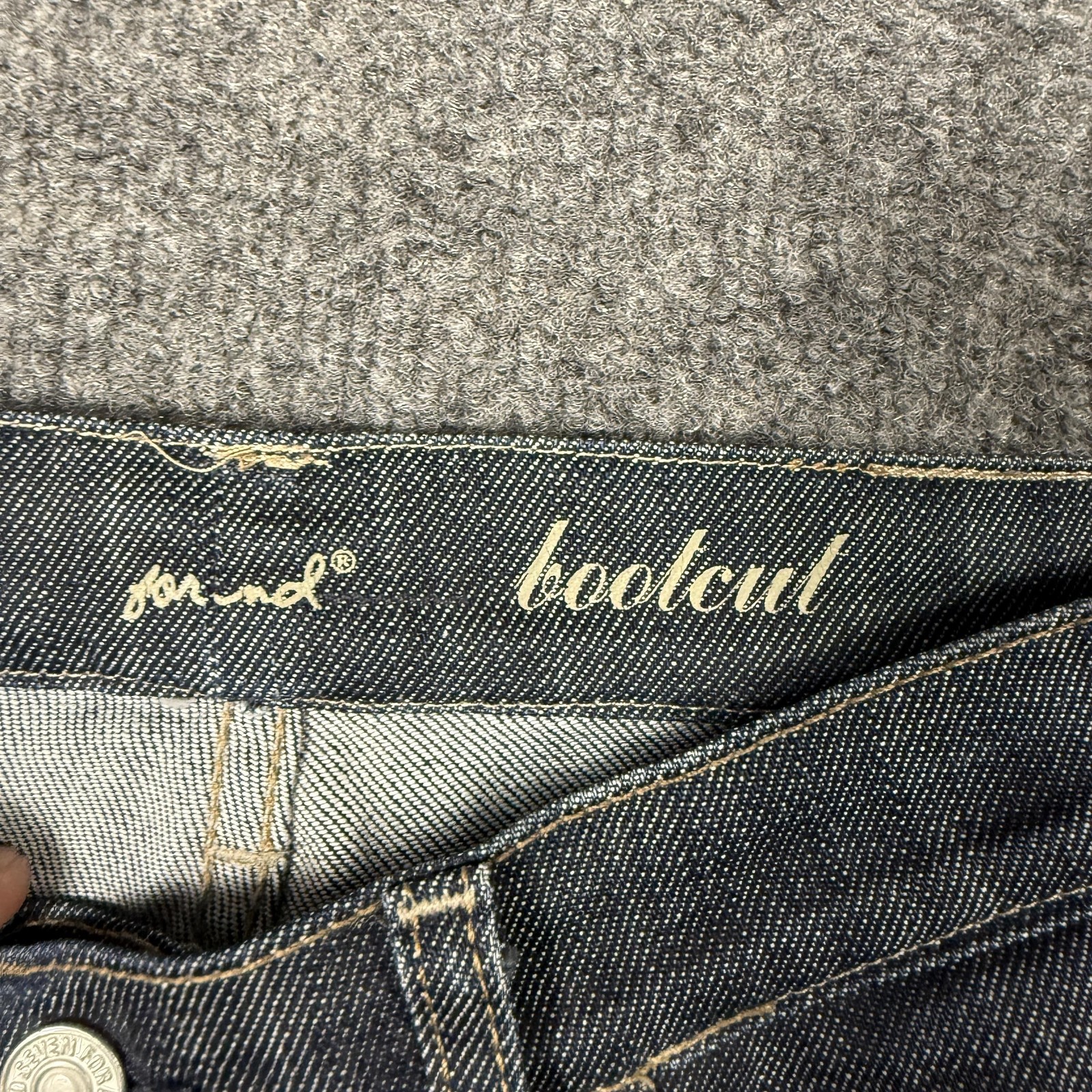 7 For All Mankind Bootcut Jeans Womens 28 Dark Wash Mid Rise Stretch Denim