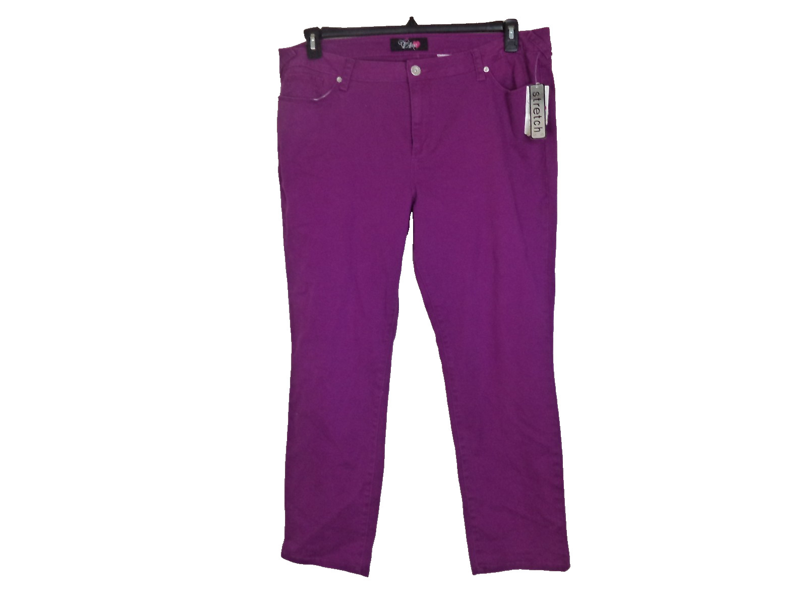 Women’s Purple Te Amo Hot Ticket Stretch Jeans. Size 22. 98% Cotton/ 2% Spandex