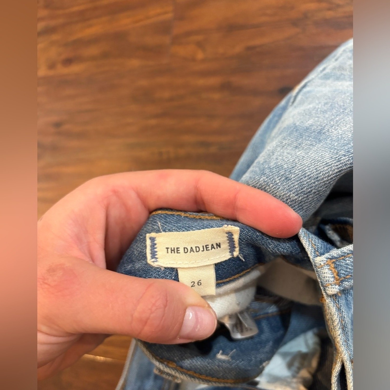 Madewell The Dadjean Jeans Straight Medium Wash Size 26