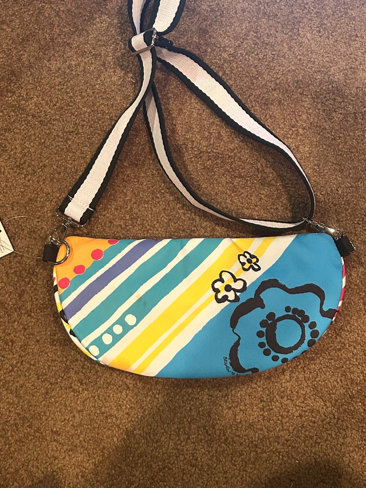 Brighton Graffiti Love Crossbody Belt Bag Fanny Pack Waist Bag NWT