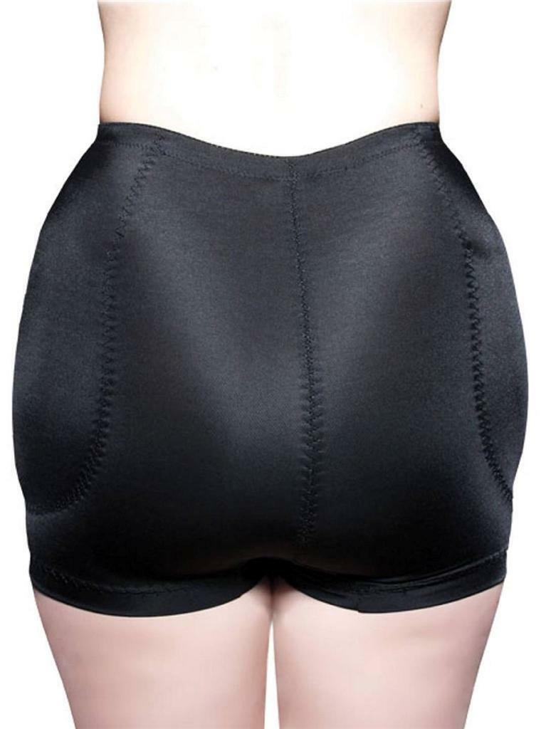 BRAND NEW WOMEN’S FULLNESS BUTT HIP PADDED ENHANCER SHAPEWEAR PANTY BLACK 8019
