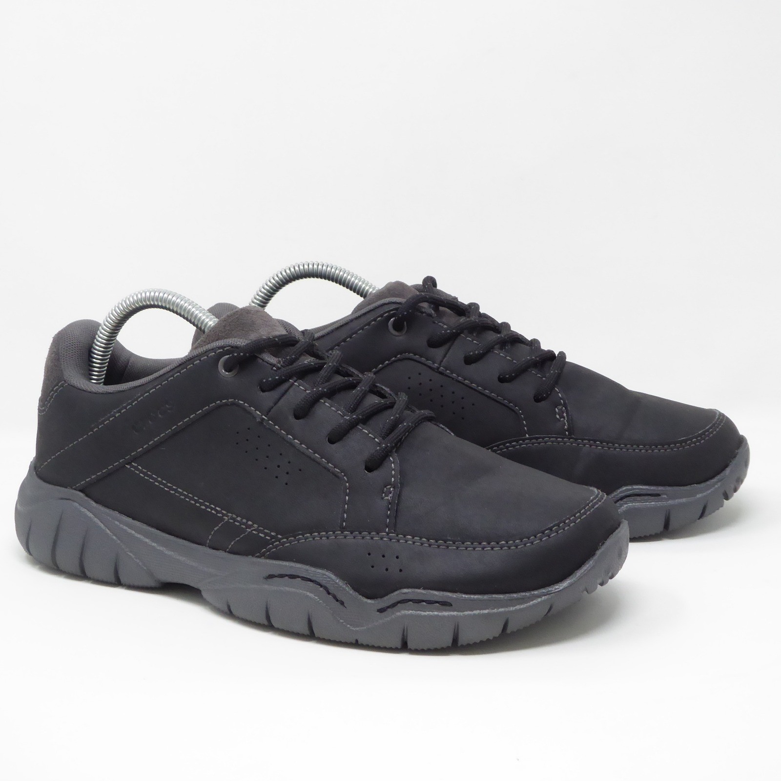 Crocs Mens Swiftwalker Hiker Black Comfort Casual Walking Shoes Sneakers Size 9M