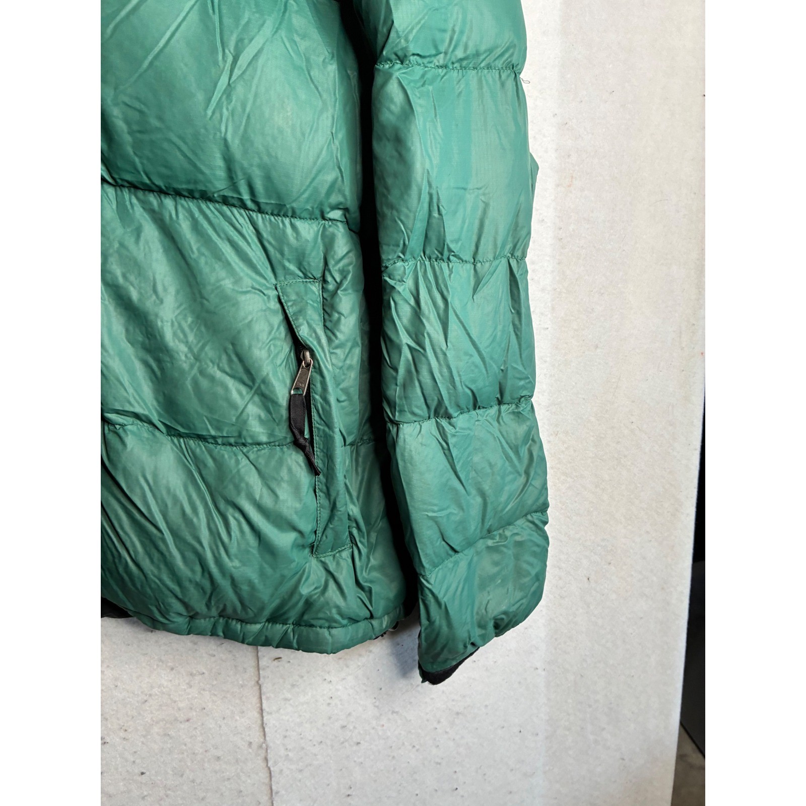 The North Face Nuptse 700 Down Puffer Jacket Green Black NF002YO Mens Xxl