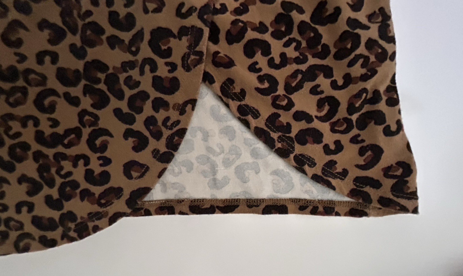 Sugar Lips Leopard Knit Dress Size X Small Wrap-Resort/Beach