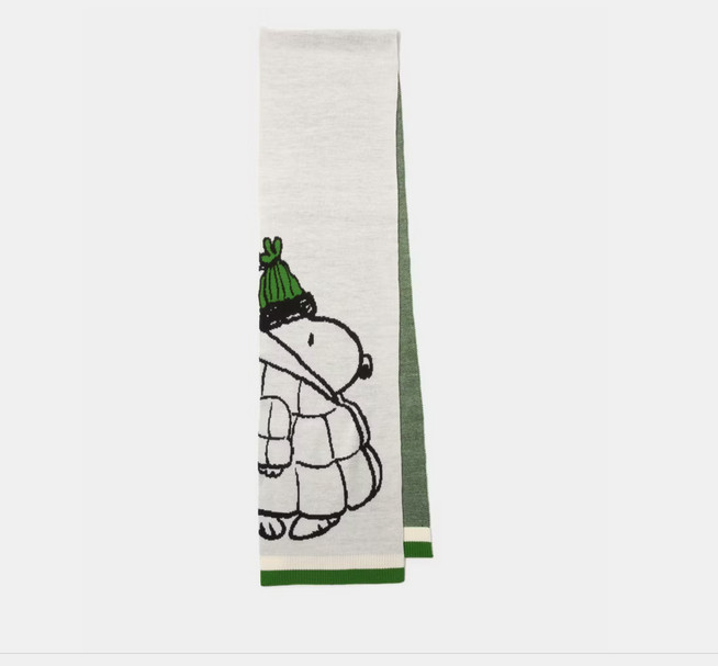 Kate Spade x Peanuts Snoopy Scarf Muffler Limited Edition – Retail $149 – NWT