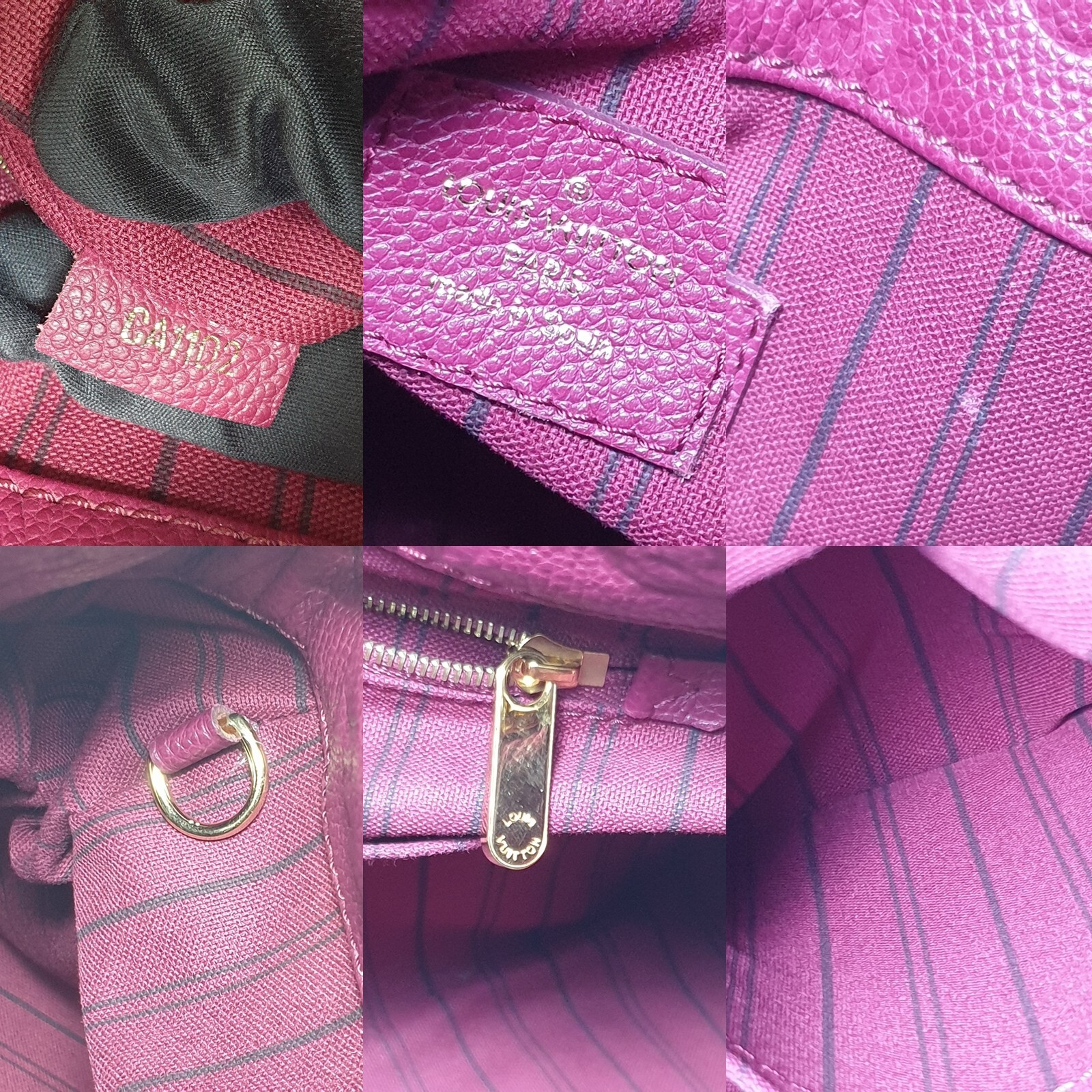 Authentic Louis Vuitton Artsy MM Empreinte M94047 Guaranteed With Dust Bag LF060
