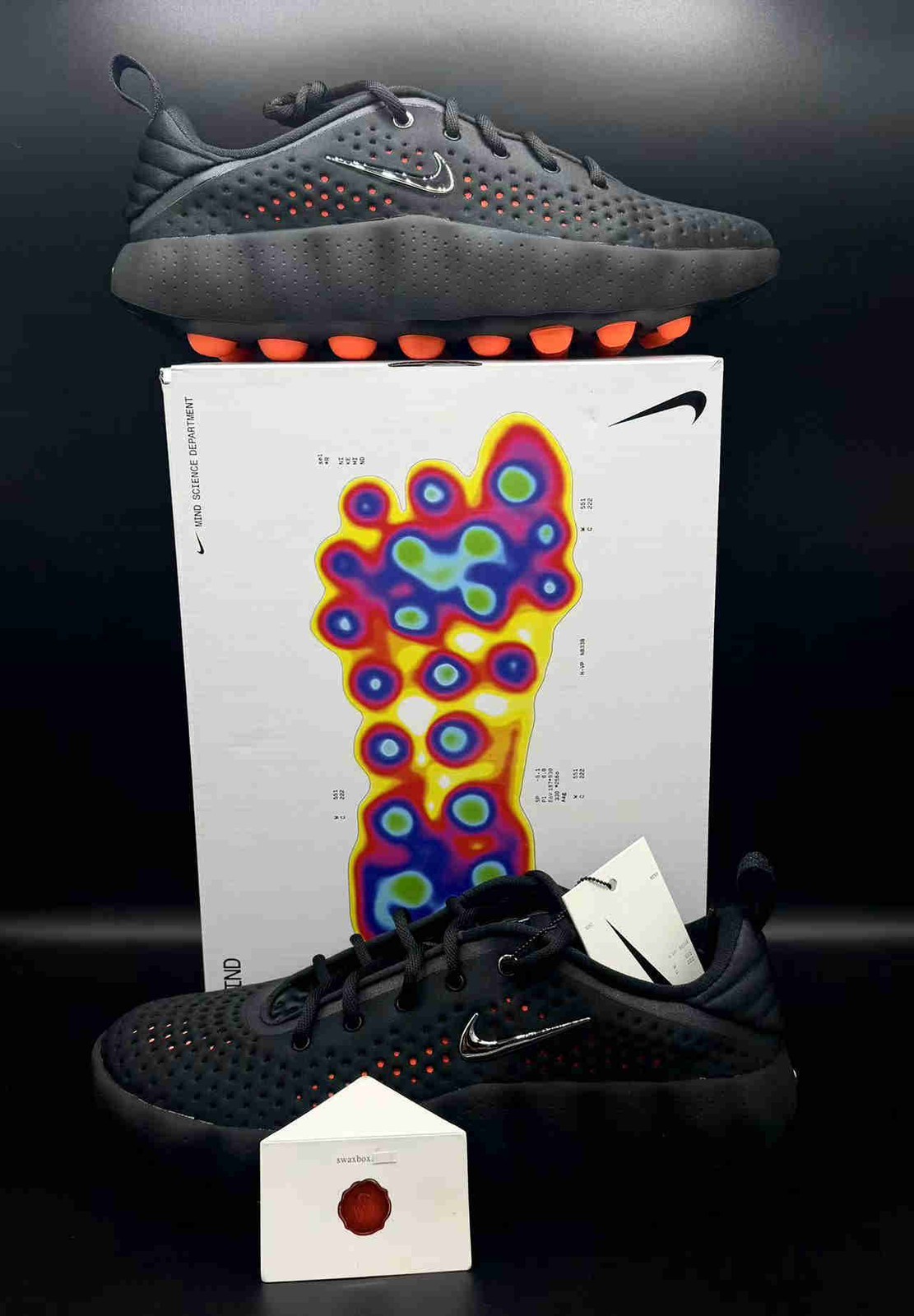 Nike Nike Mind 002 Black Hyper Crimson HQ4308-001 Men Size