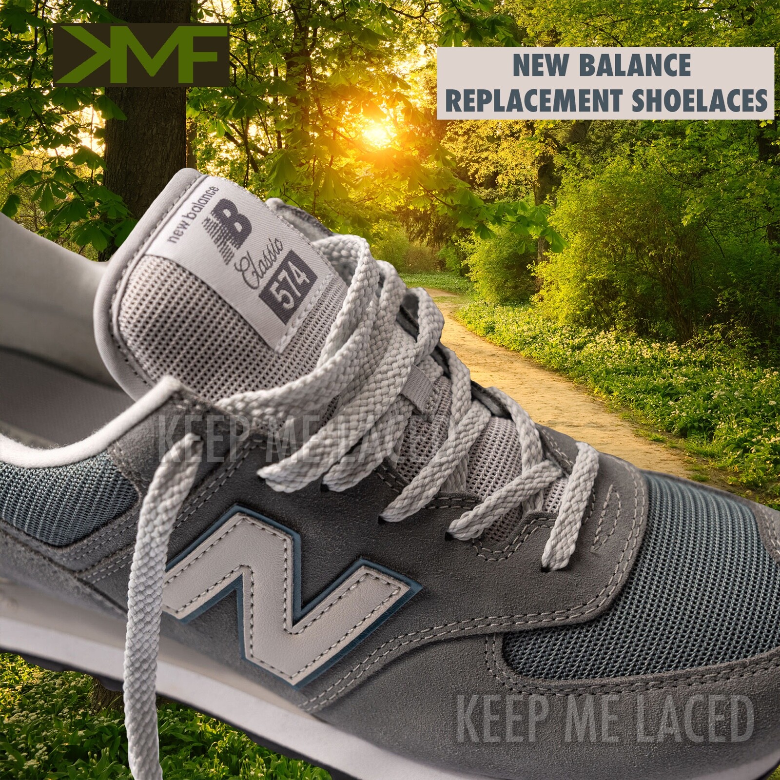 Premium KMF Brand NEW BALANCE Replacement Shoelaces Your Go To For NB 574 Laces
