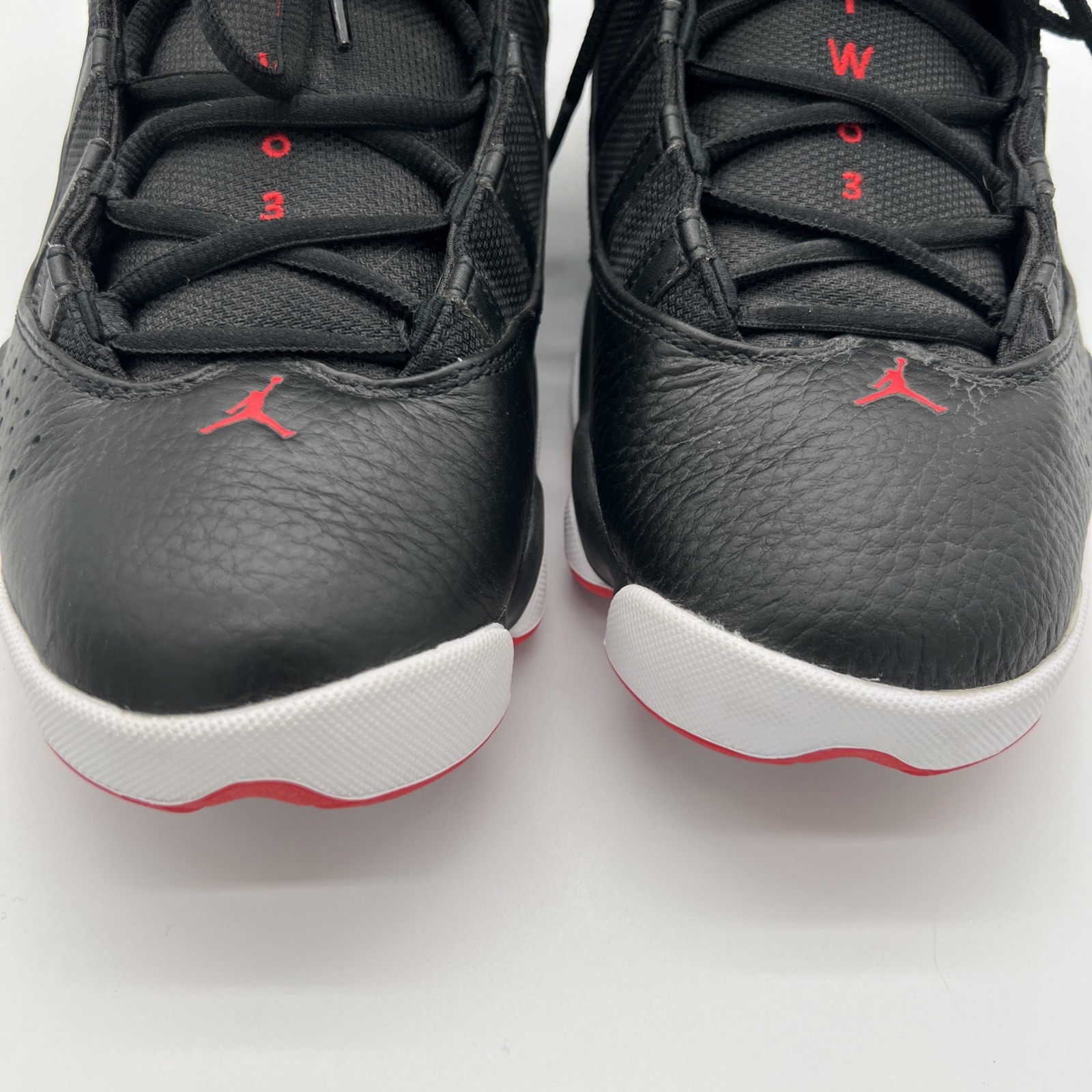 Air Jordan 6 Rings Shoes Black Red White 322992-063 Mens Size 10.5 No Box