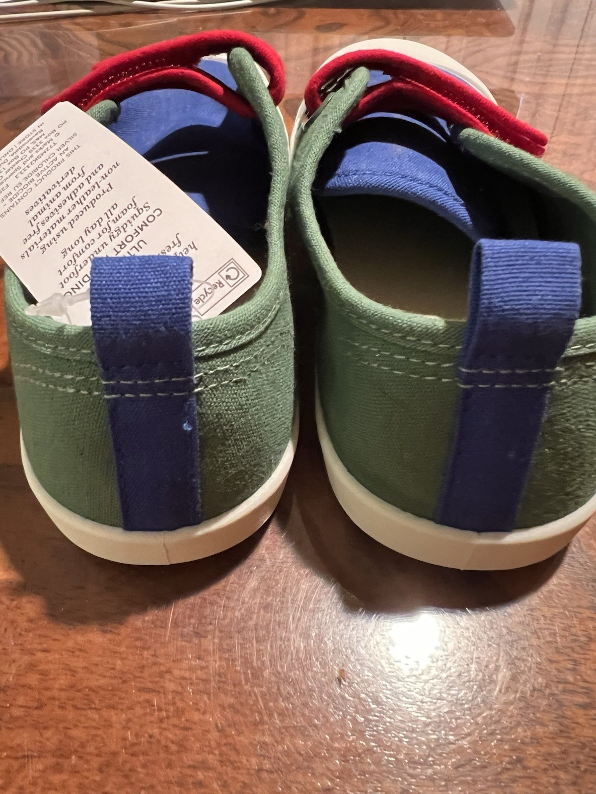Hook -and -Loop Canvas Sneakers