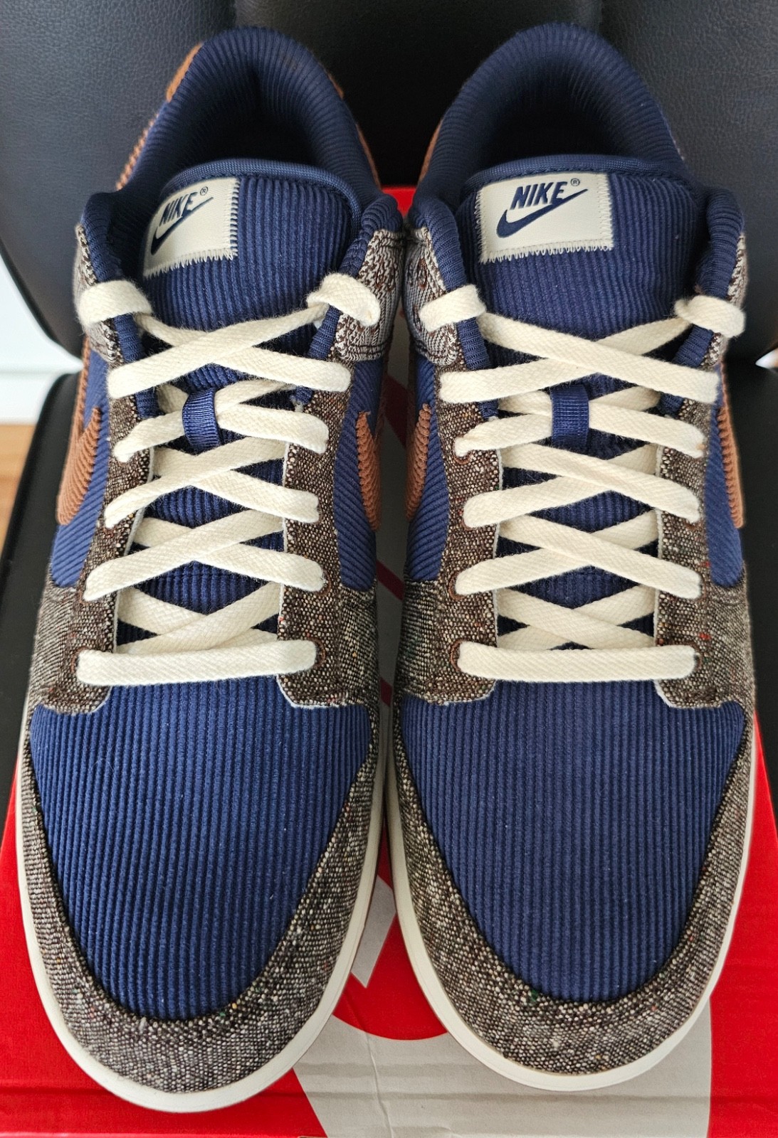 Nike Dunk Low PRM Midnight Navy/Ale Brown MEN’S Size 12 DS FQ8746410