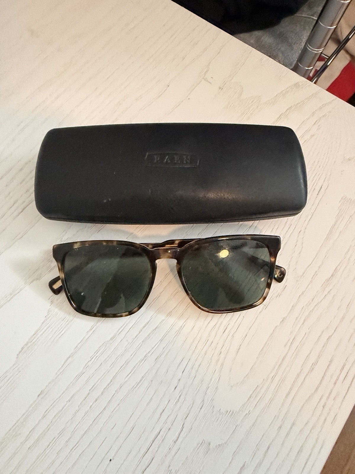 Raen Pierce Sunglasses, Brindle Tortoise, Polarized Green