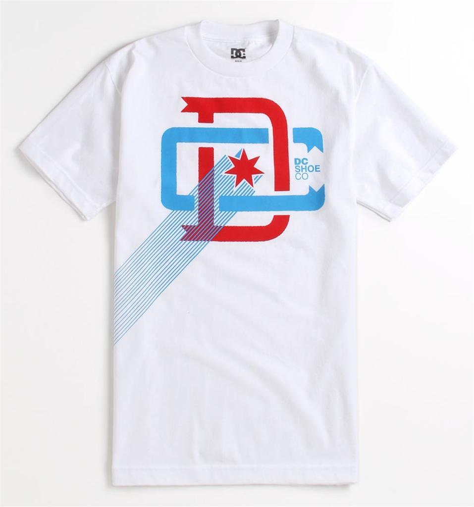 DC Shoes Second to None Tee Mens White T-Shirt New NWT