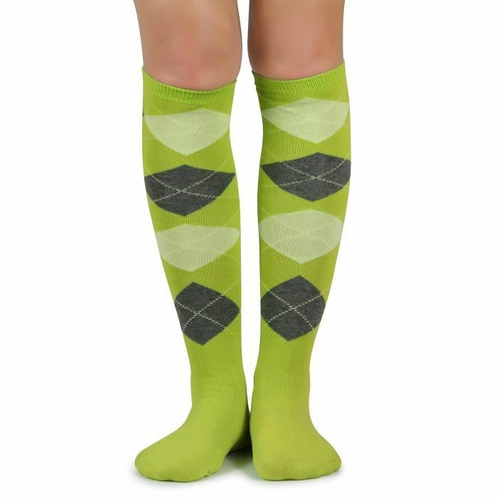 Spotlight Hosiery Elite Quality Argyle Womens Knee Highs Socks-You choose Color