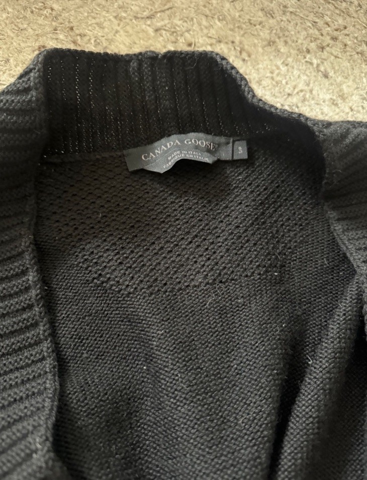 Canada Goose Black Label Cortina Cardigan Merino Wool