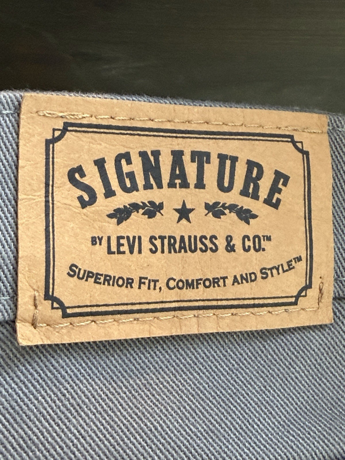 Signature by Levi Strauss & Co. Skinny Fit & Slim Leg Gray Denim Jeans