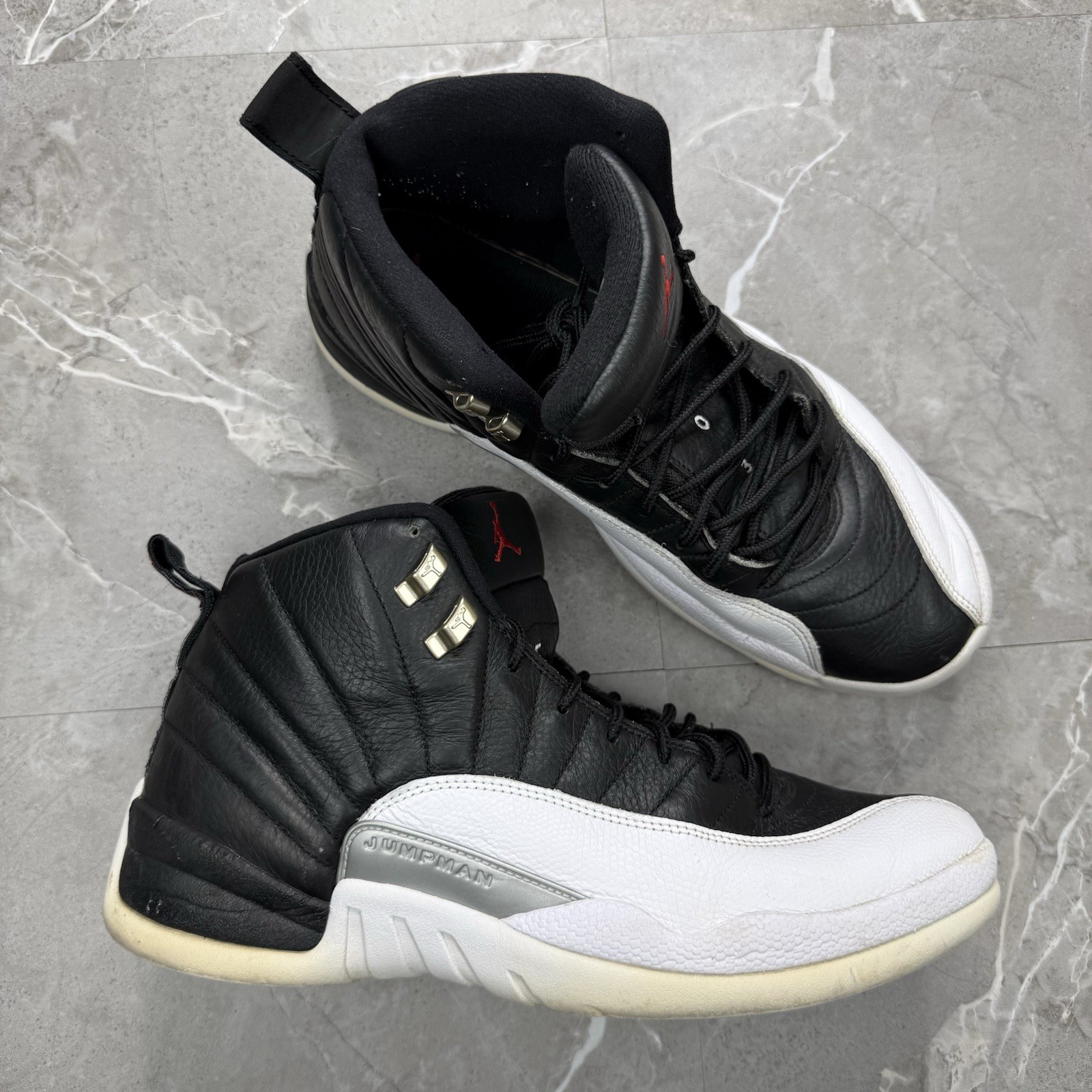 Nike Air Jordan 12 Retro Playoff 2022 Size 13 CT8013-006 Black White