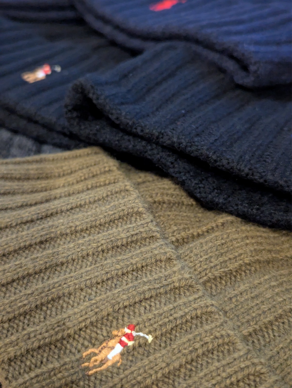 Polo Ralph Lauren PRL Winter Fall Cuffed Wool Knit Beanie Hat Cap PP0054