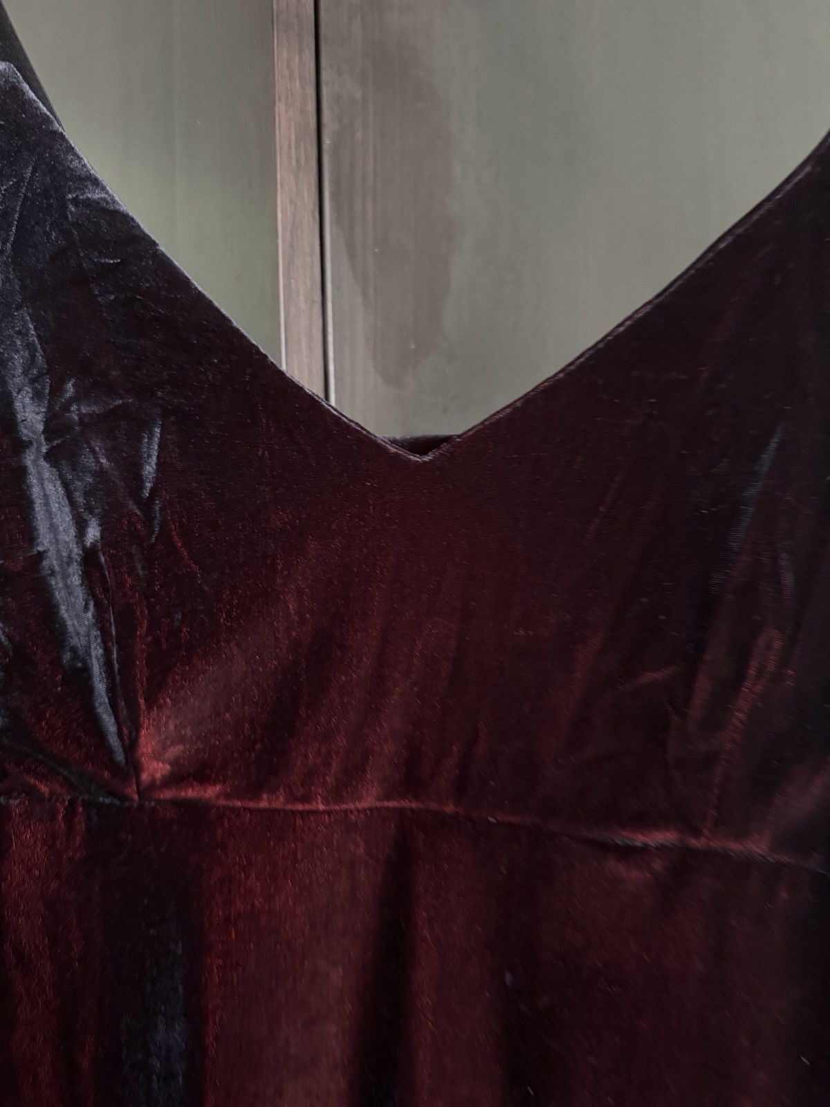 Sandro Paris Deep Burgundy Velvet Cami Top Small 8-10 Party Occasion Holiday