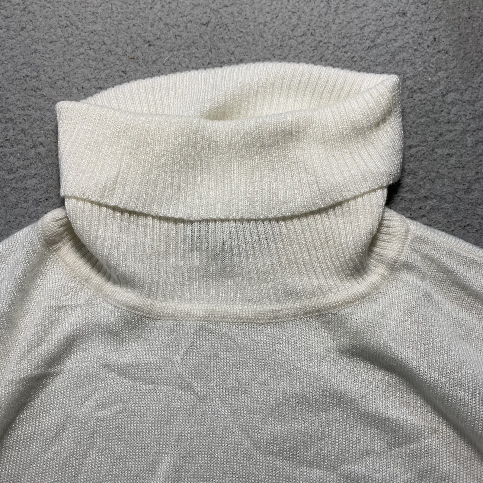Jeanne Pierre Sweater Womens Large Top Cashmere White
