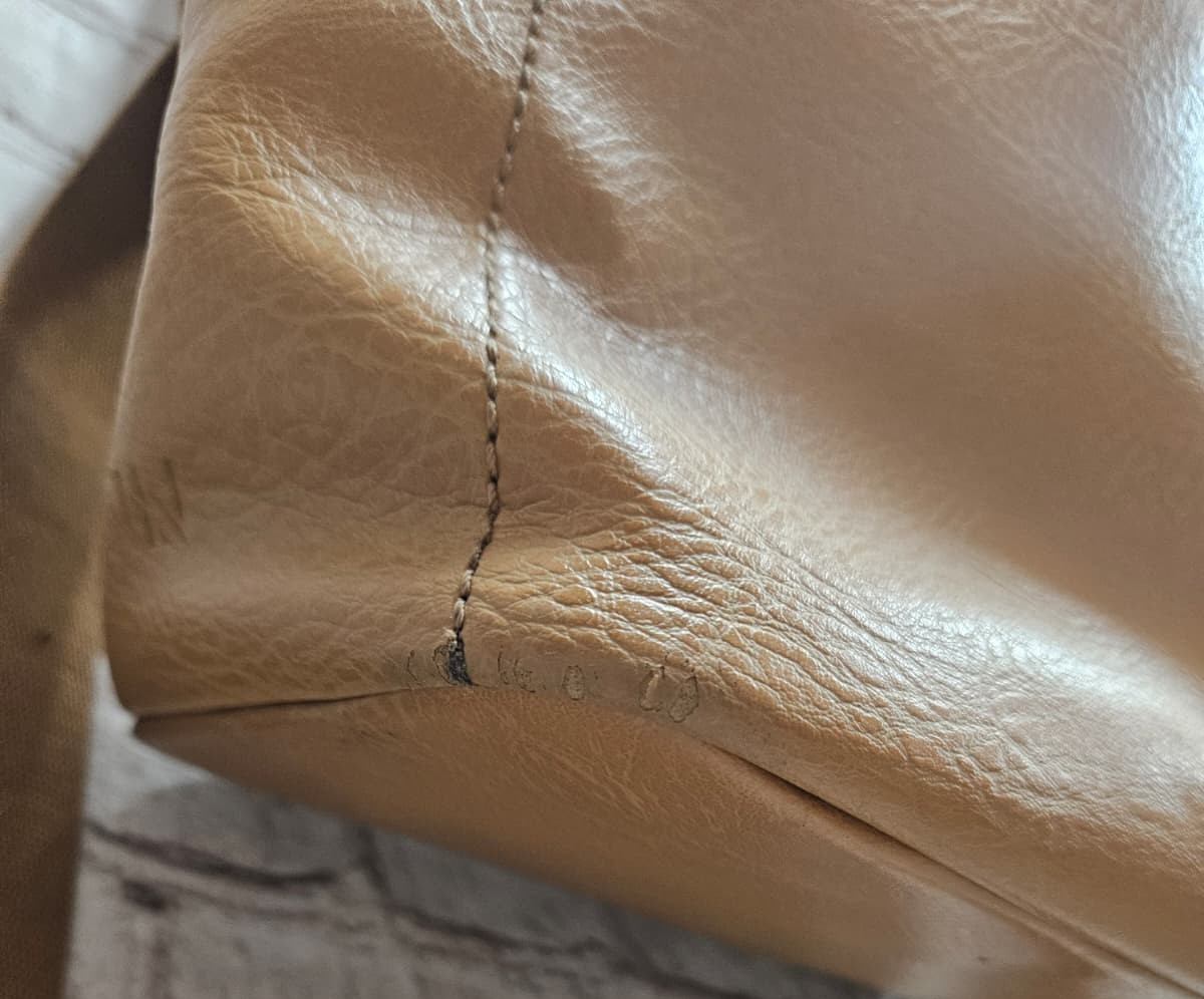 Matt & Nat Camel Vegan Leather Backpack – CHECK DESCRIPTION