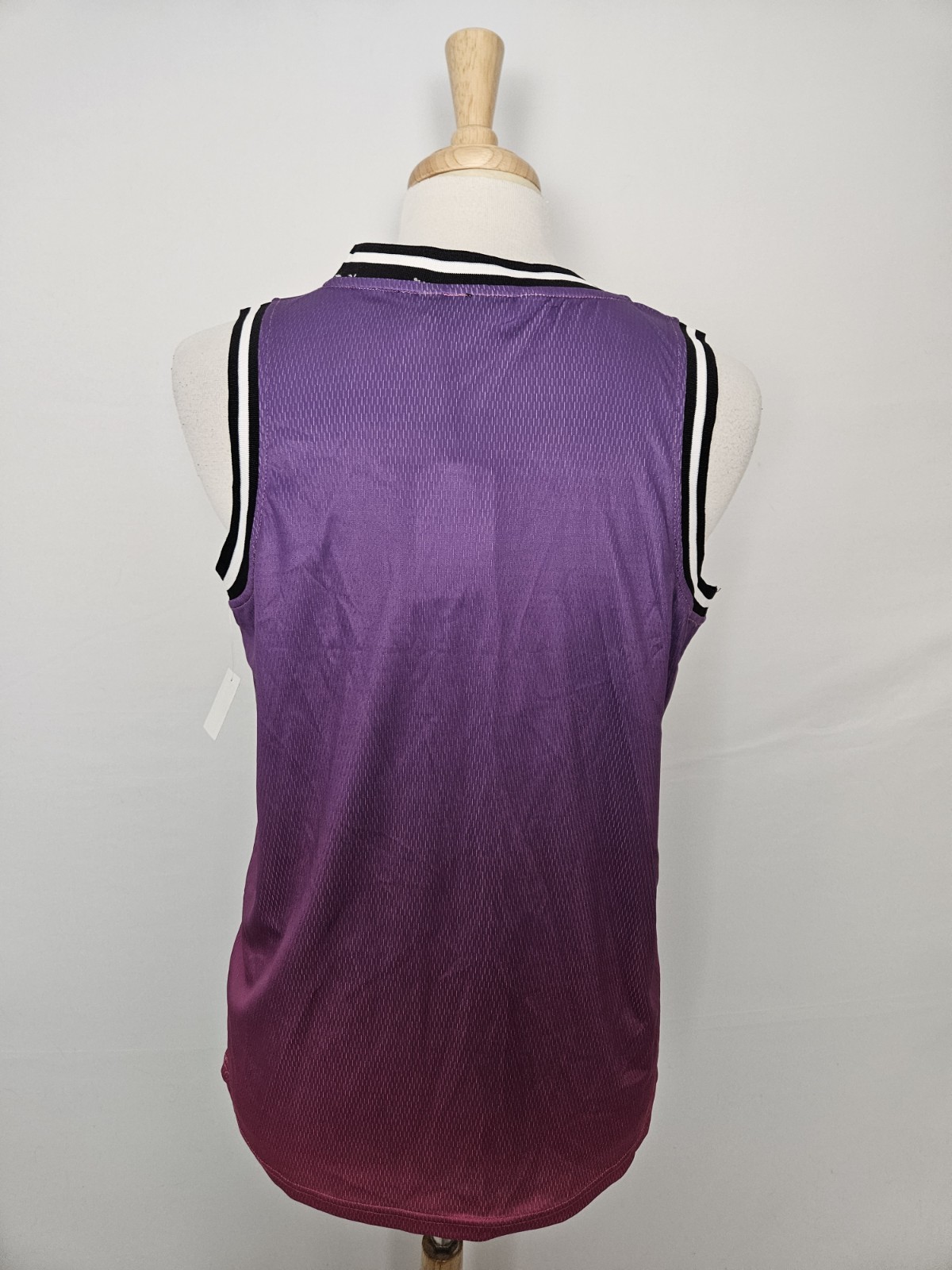 WESC Basketball Tank Gradient Pink Glo Purple To Pink Ombre Men’s Large NWT