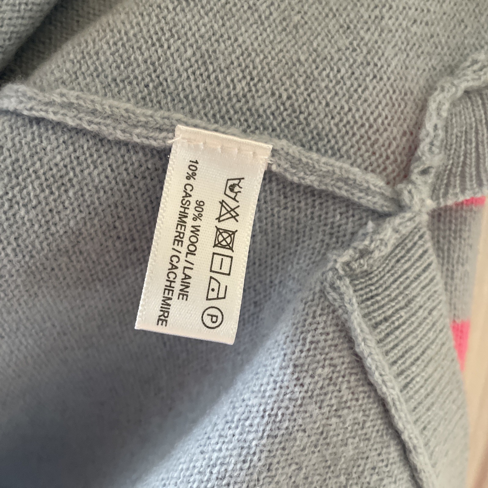 Lisa Todd 10% Cashmere 90% wool Sweater Womens XS Colorblock Striped Super soft